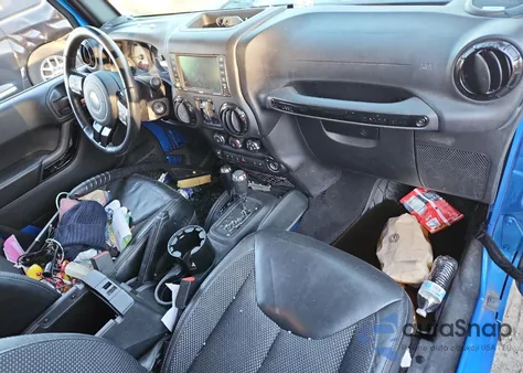 2016 Jeep Wrangler Unlimited Sahara из США, поврежденный, VIN 1C4HJWEG2GL253158